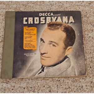 Decca Crosbyana Bing Crosby 12 Favorite Songs Vintage Record‎ Album